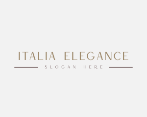 Elegant Simple Business logo design