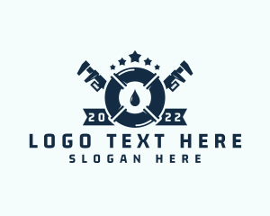 Mechanic - Plumbing Wrench Repair logo design