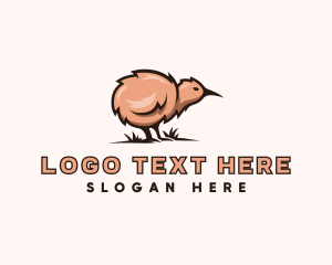 Animal Kiwi Wildlife logo design