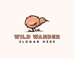 Animal Kiwi Wildlife logo design