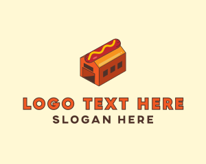 Hot Dog Stall - Hot Dog Sausage Factory logo design