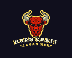 Bull Horn Gaming logo design
