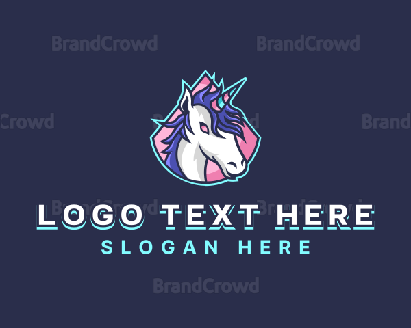 Unicorn Gaming Streamer Logo