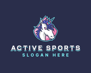 Creature - Unicorn Gaming Streamer logo design
