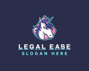 Creature - Unicorn Gaming Streamer logo design