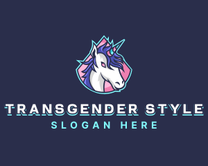 Unicorn Gaming Streamer logo design