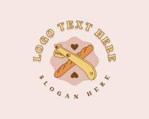 Baguette Baking Tool logo design