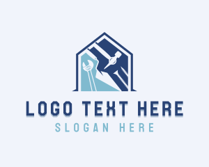 Trowel - Construction Tools Repair logo design