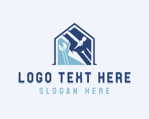 Construction Tools Repair Logo