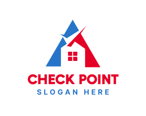 Check - Triangle Check House logo design
