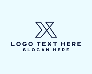 Tech - Tech Letter X Company logo design
