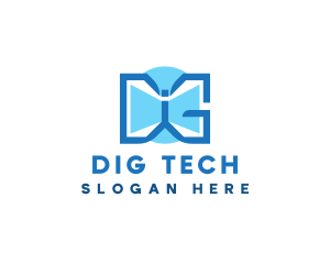 Dig - Tech Business Letter DIG logo design