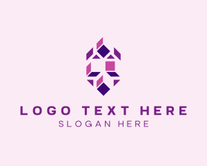 Bitcoin - Generic Polygon Shape logo design