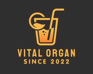 Organic Orange Juice logo design