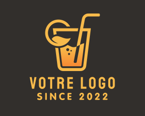 Bar - Organic Orange Juice logo design