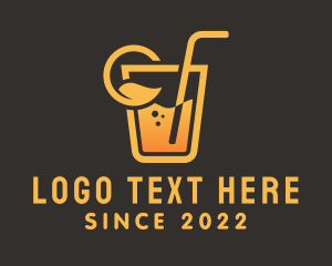 Cocktail - Organic Orange Juice logo design