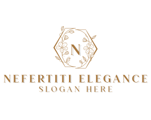 Feminine Flower Vines logo design