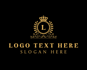 Firm - Golden Royal Firm logo design