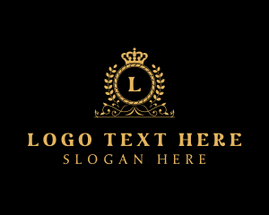Law Firm - Golden Royal Firm logo design