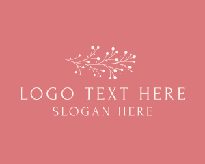 Home Decor - Elegant Floral Feminine logo design