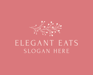 Elegant Floral Feminine logo design