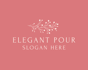 Elegant Floral Feminine logo design