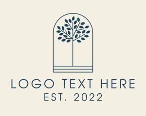 Herb - Organic Beauty Tree logo design