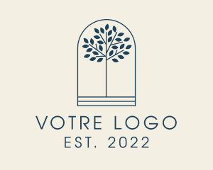 Organic Beauty Tree logo design