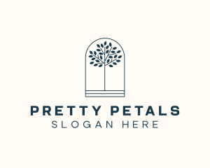 Organic Beauty Tree logo design