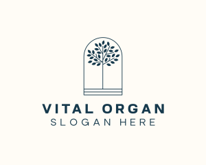 Organic Beauty Tree logo design