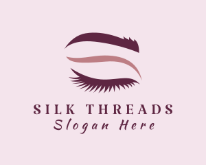 Woman Eyelash Extension logo design