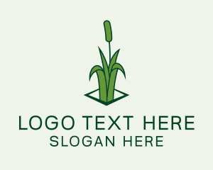 Herbal - Natural Wild Grass logo design