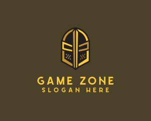 Gaming Knight Gladiator logo design