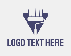 Builder - Paint Roller Decoration logo design