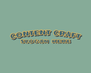 Grunge Texture Craft logo design