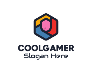 Colorful Hexagon Startup logo design