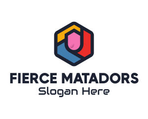 Colorful Hexagon Startup logo design