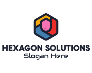 Hexagon - Colorful Hexagon Startup logo design