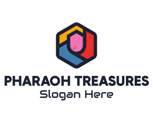 Colorful Hexagon Startup logo design