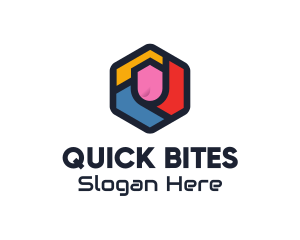 Colorful Hexagon Startup logo design