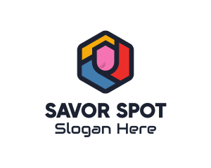 Colorful Hexagon Startup logo design