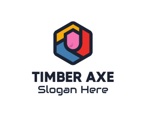 Colorful Hexagon Startup logo design