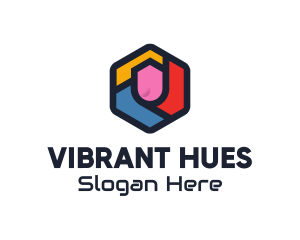 Colorful - Colorful Hexagon Startup logo design