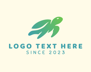 Sea - Sea Tortoise Animal logo design