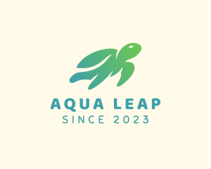 Sea Tortoise Animal logo design