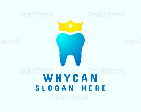 Dental Crown Dentist Logo