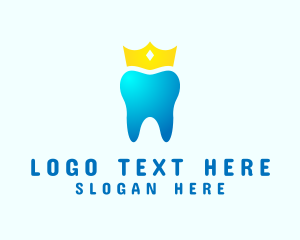 Tooth - Dental Crown Dentist logo design