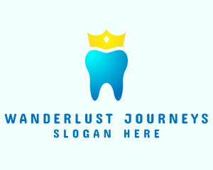 Oral Hygiene - Dental Crown Dentist logo design