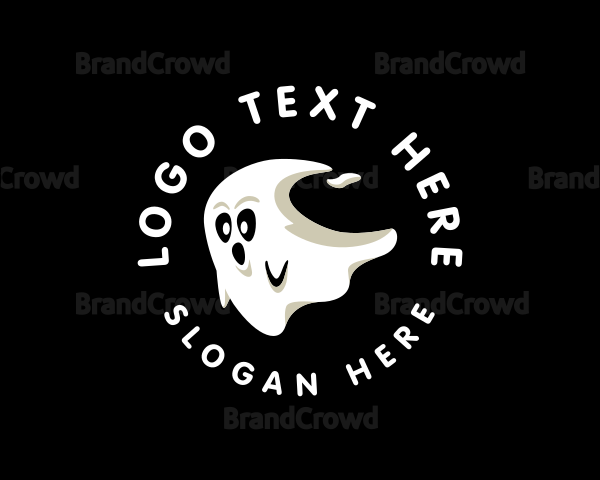Cute Spirit Ghost Logo