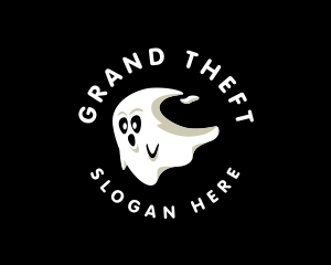 Cute Spirit Ghost Logo